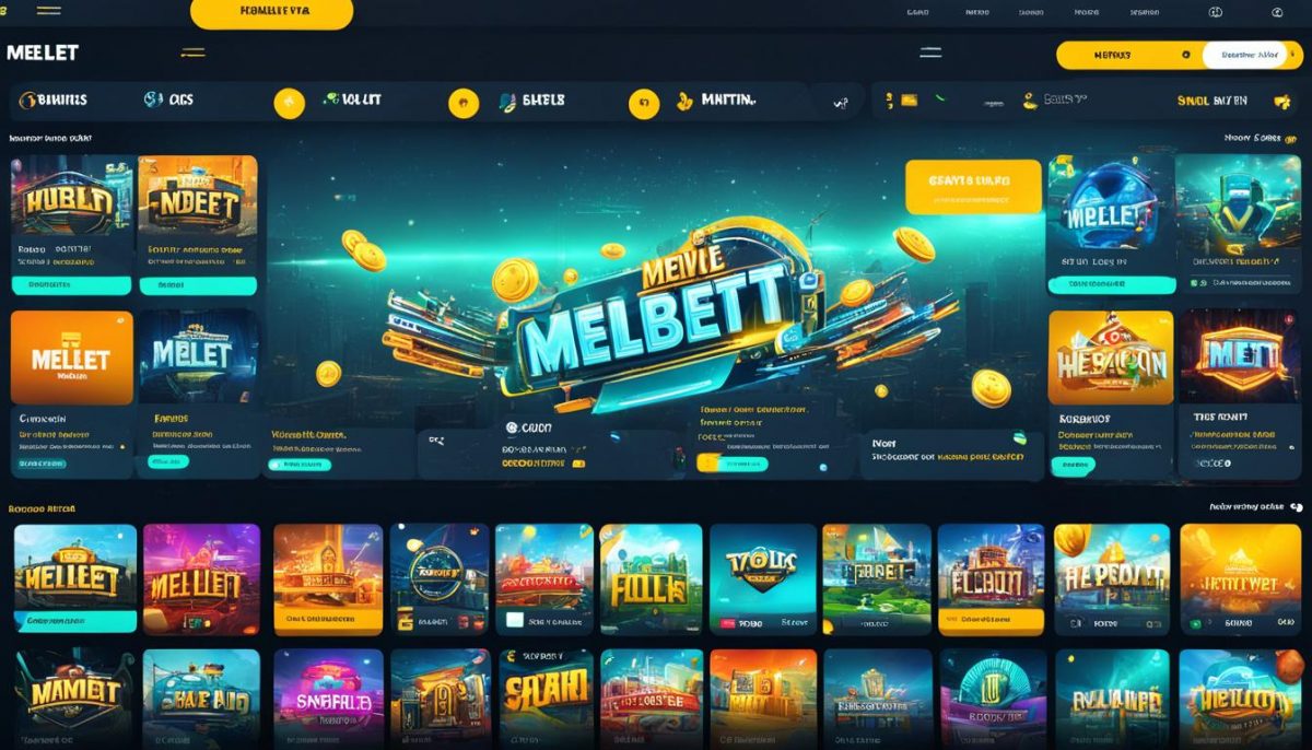 пользовательский интерфейс Melbet